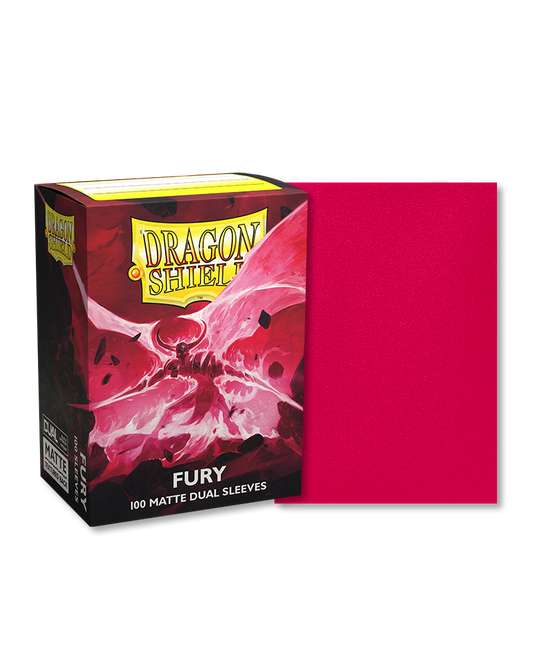 Dragon shield 100 MATTE DUAL Sleeves [Fury]