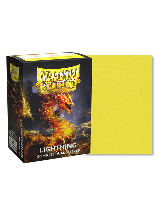 Dragonshield 100 MATTE DUAL Sleeves Lightning